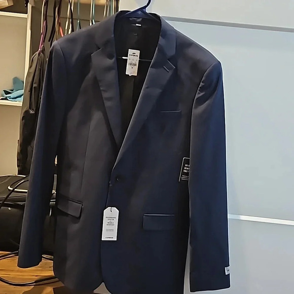 Express Other - Mens Express Navy Blazer sz 38R Slim Fit New